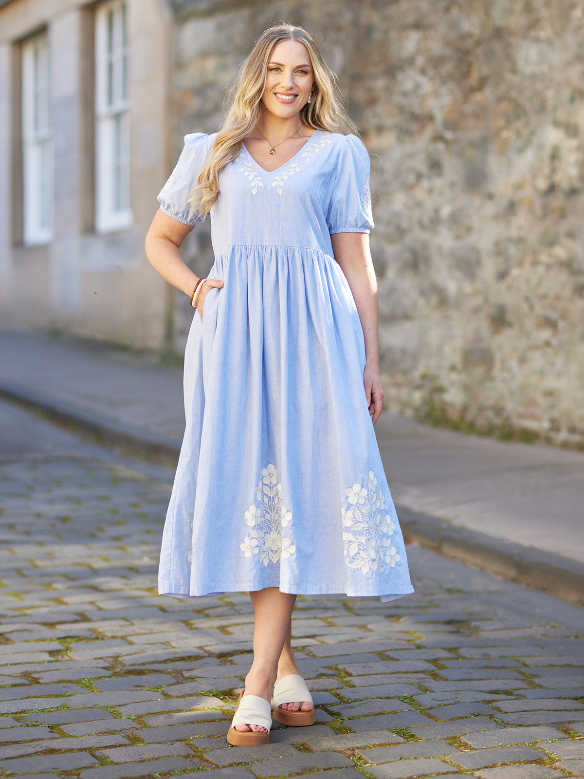This is Unfolded – Lola Embroidered Relaxed Dress