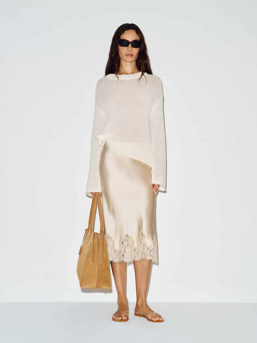 Reformation – Carolina Silk Midi Skirt