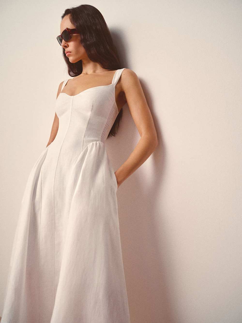 Reformation – Birdie Linen Maxi Dress