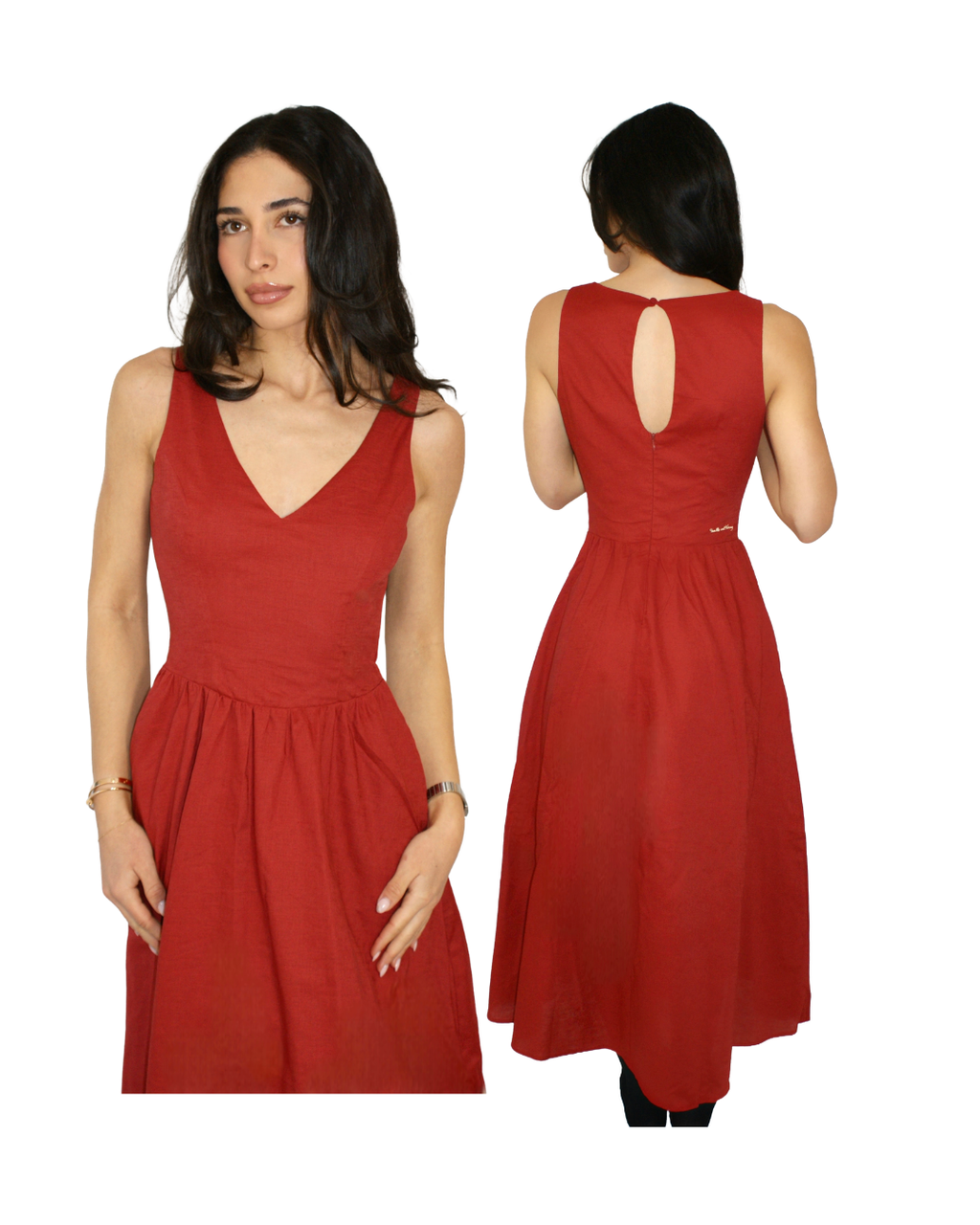 Vanilla and Honey – Kate Linen Dress
