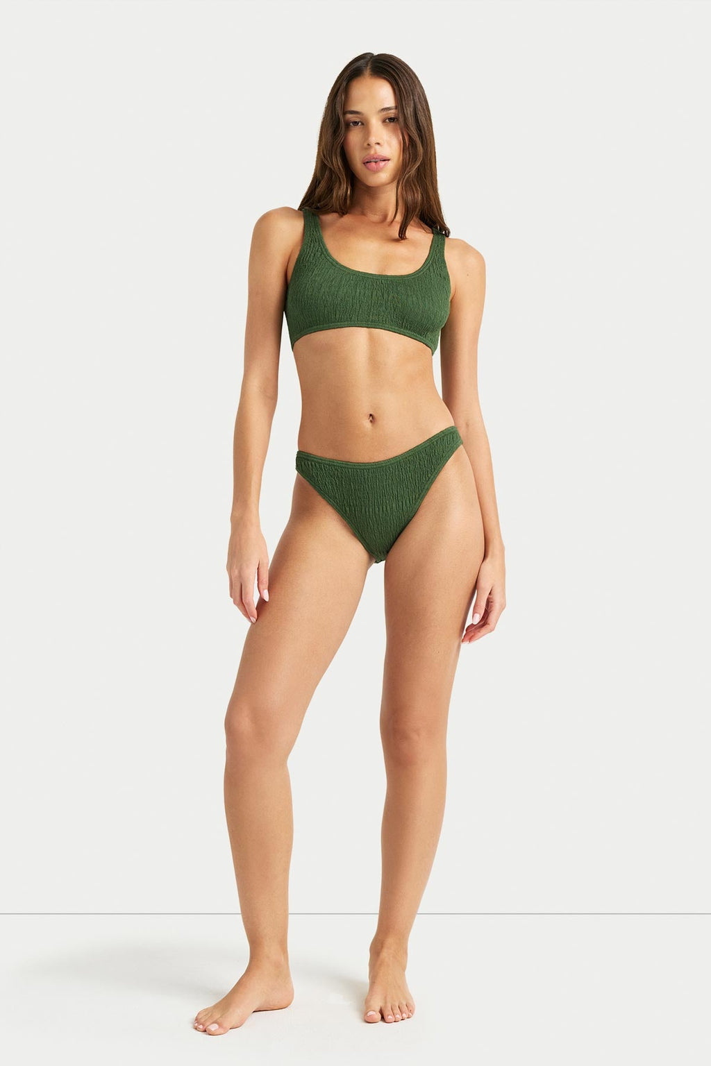 Vitamin A – Coast Cotton Bralette Bikini Set