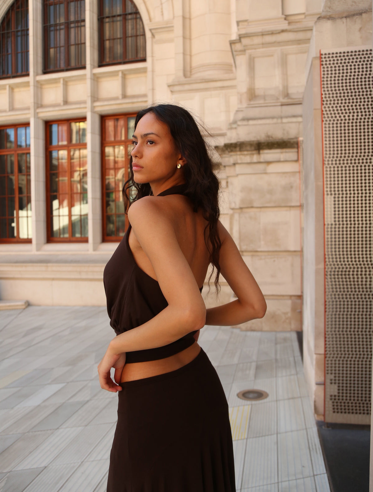 Ninety Percent – Lenny Wrap Front Halter
