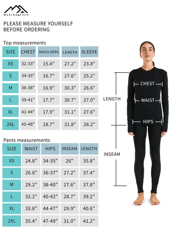 MerinoTech – Women’s Merino Thermal Set