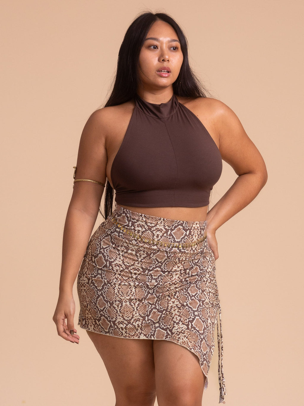 Alexa Top in Cacao — The Royal Codes