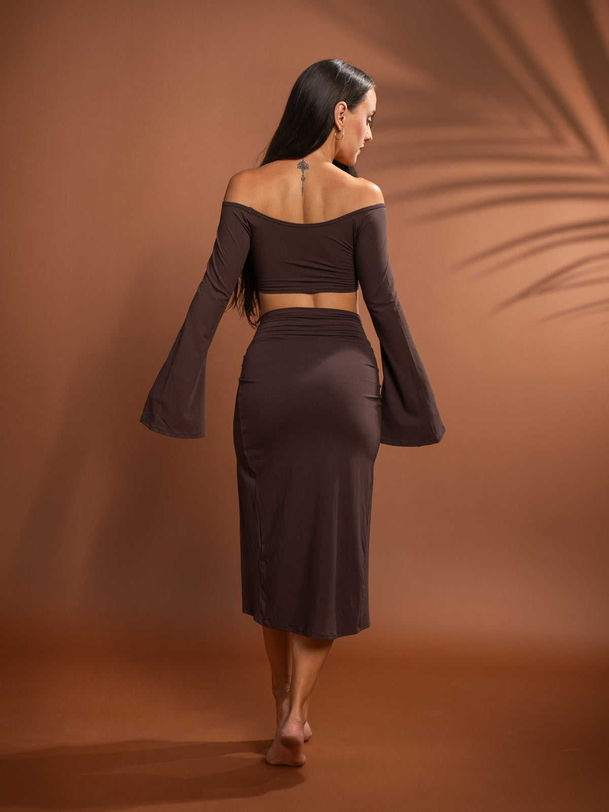 Rhea Skirt in Cacao — The Royal Codes
