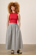 Lucy and Yak - Clara Cotton Striped Skirt