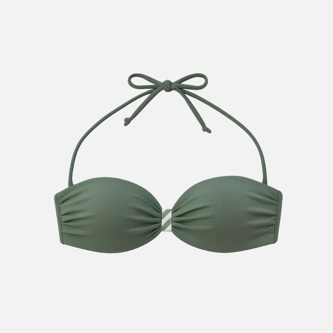 Pure Earth Collection – Women's Bandeau Bikini Top | Green