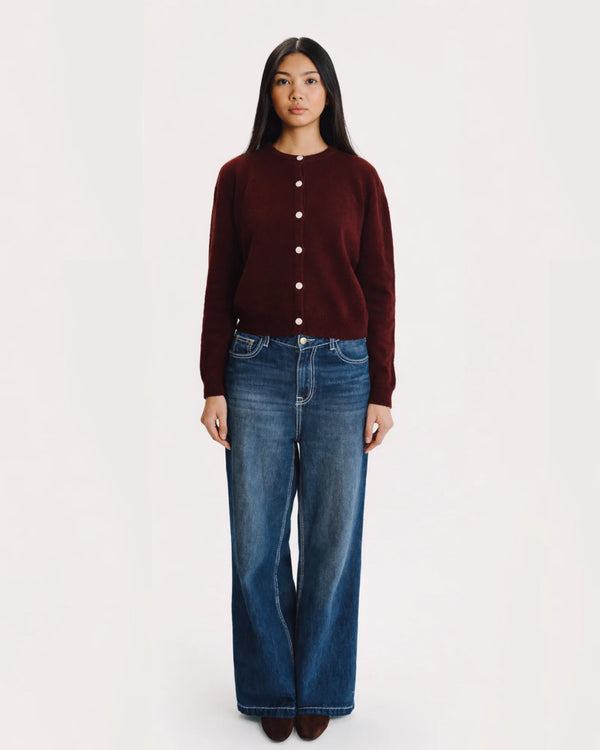 THEGATHER – Exclusive Port Poppy Cardigan
