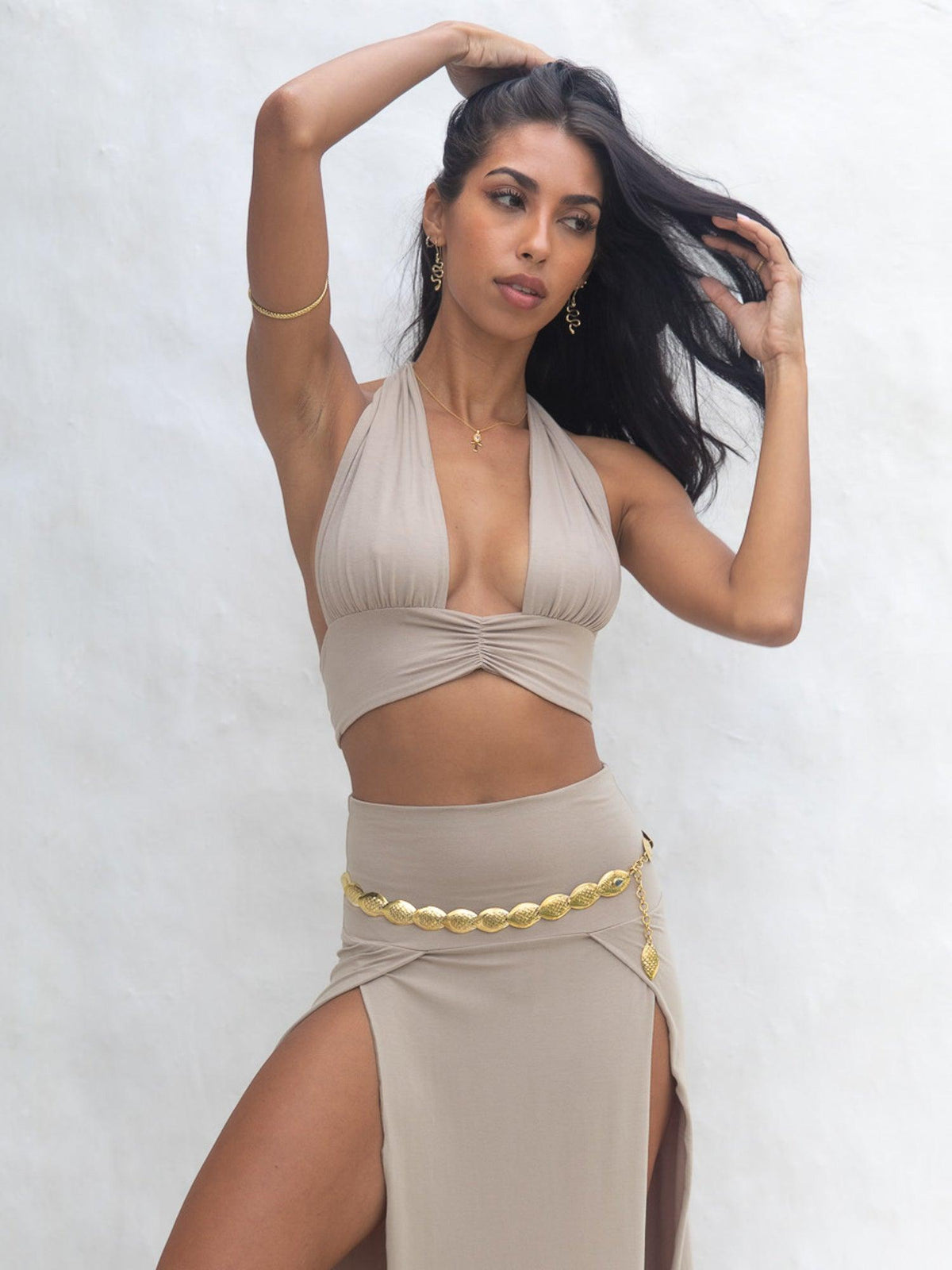 Celeste Top in Egyptian Sand — The Royal Codes