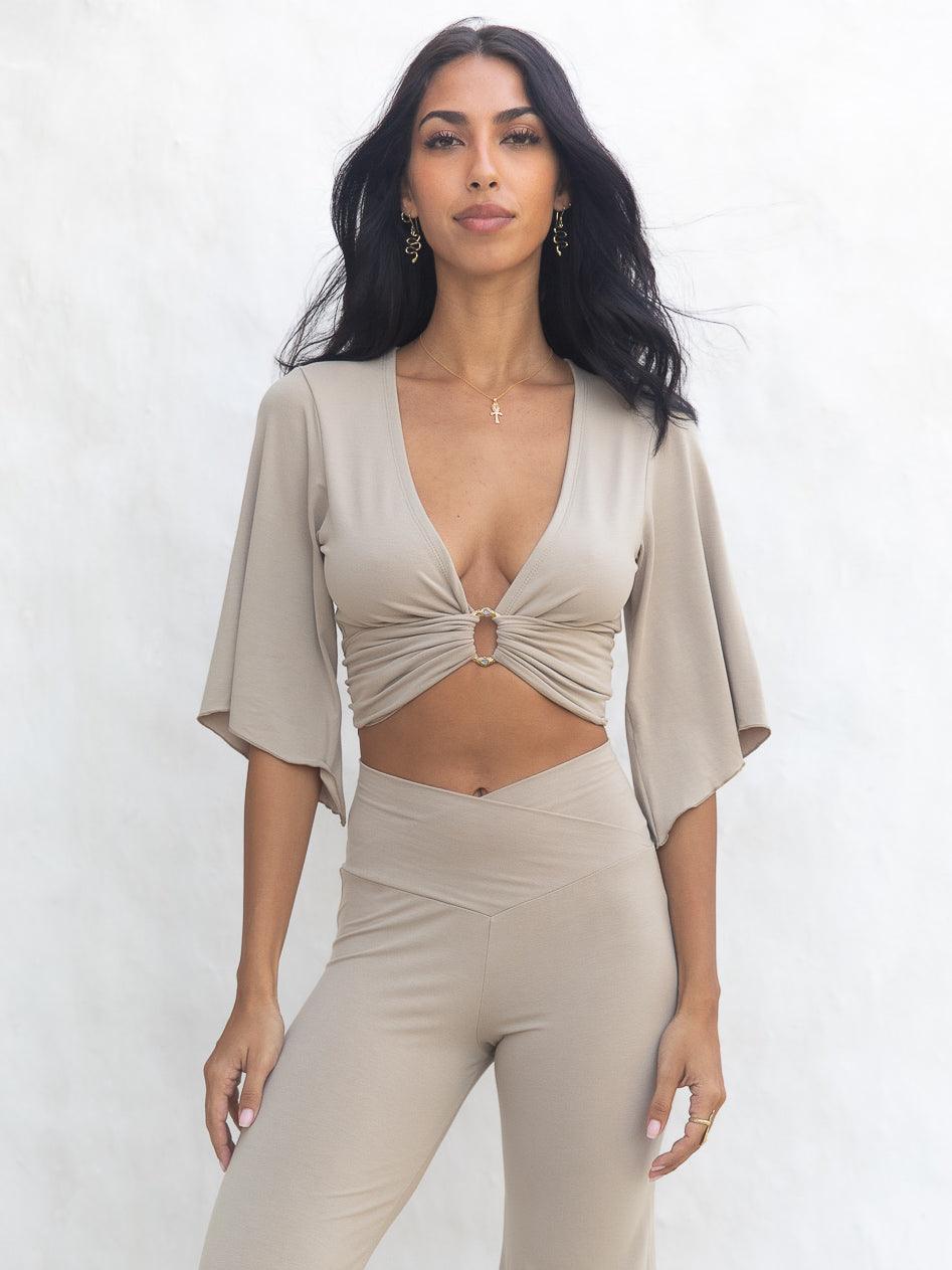 Geisha Top (5-Way) in Egyptian Sand — The Royal Codes