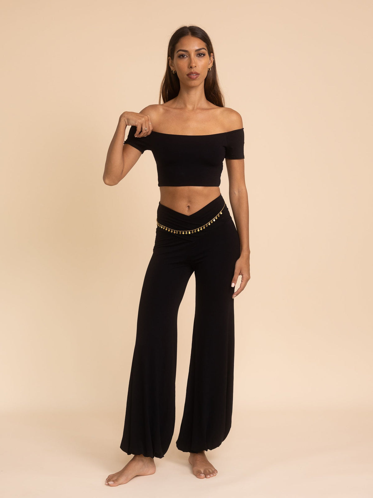 Savaya Top in Black Onyx — The Royal Codes