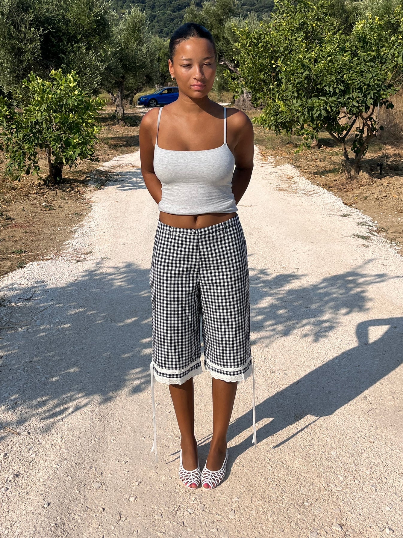 Many Many Clothes – The Nancy Bloomers | Navy Gingham