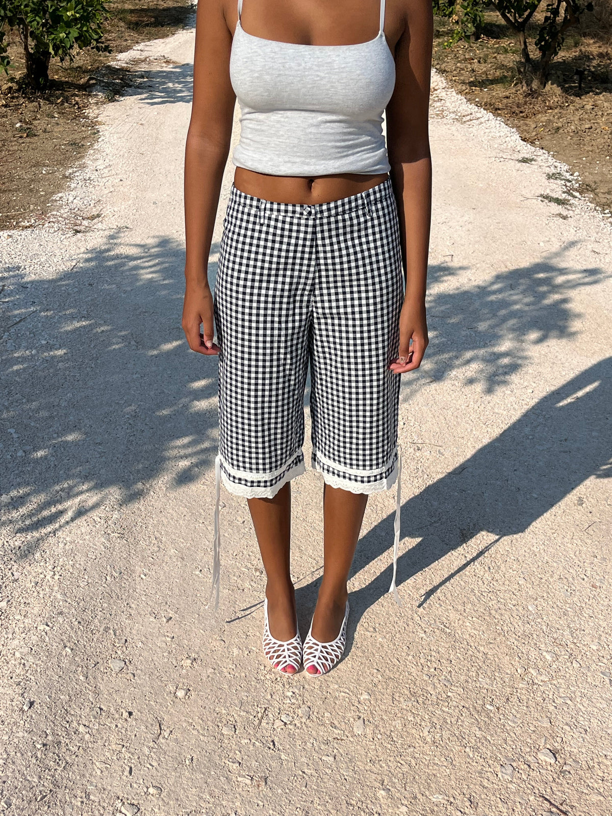 Many Many Clothes – The Nancy Bloomers | Navy Gingham