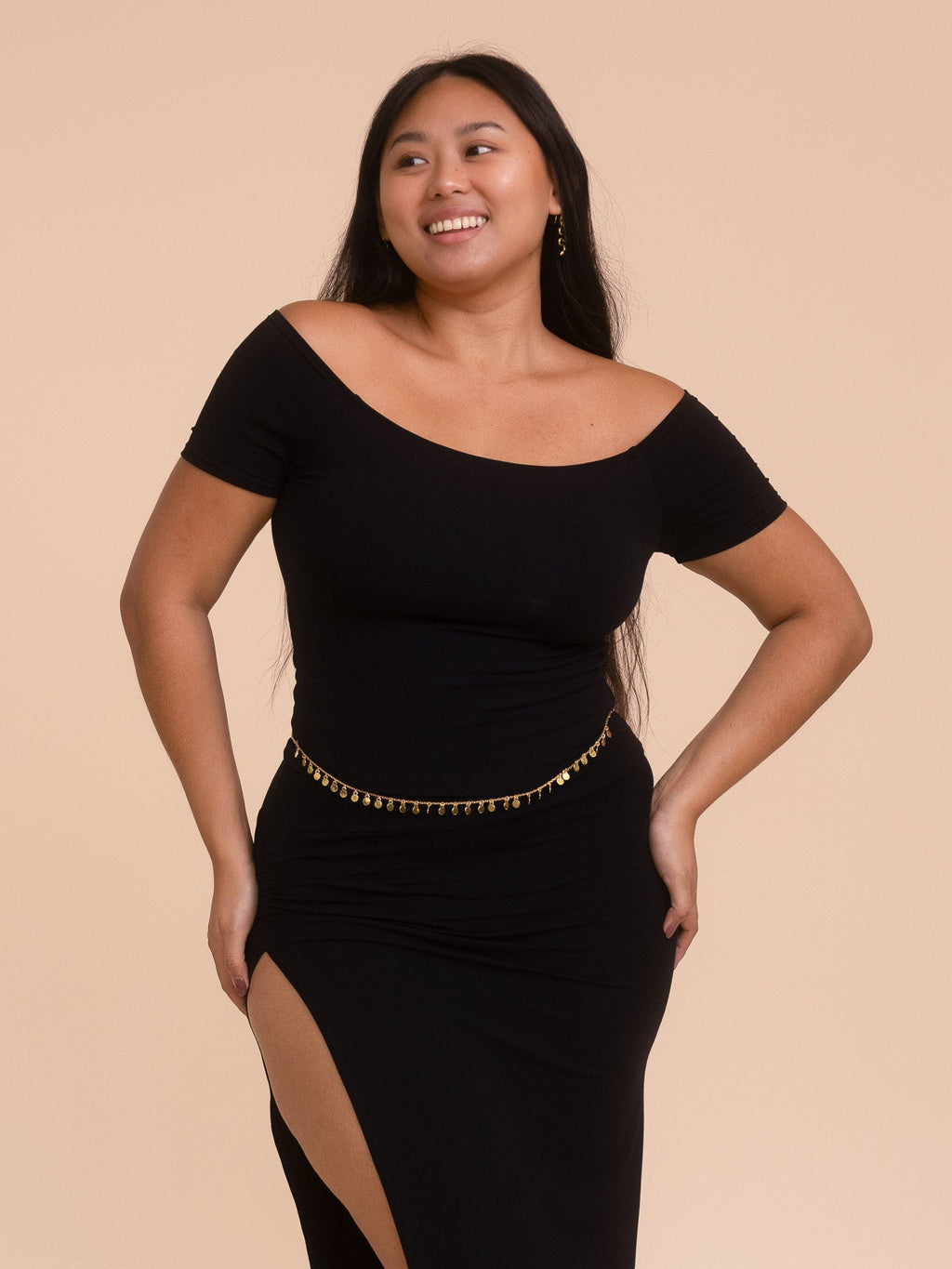 Long Savaya Top in Black Onyx — The Royal Codes