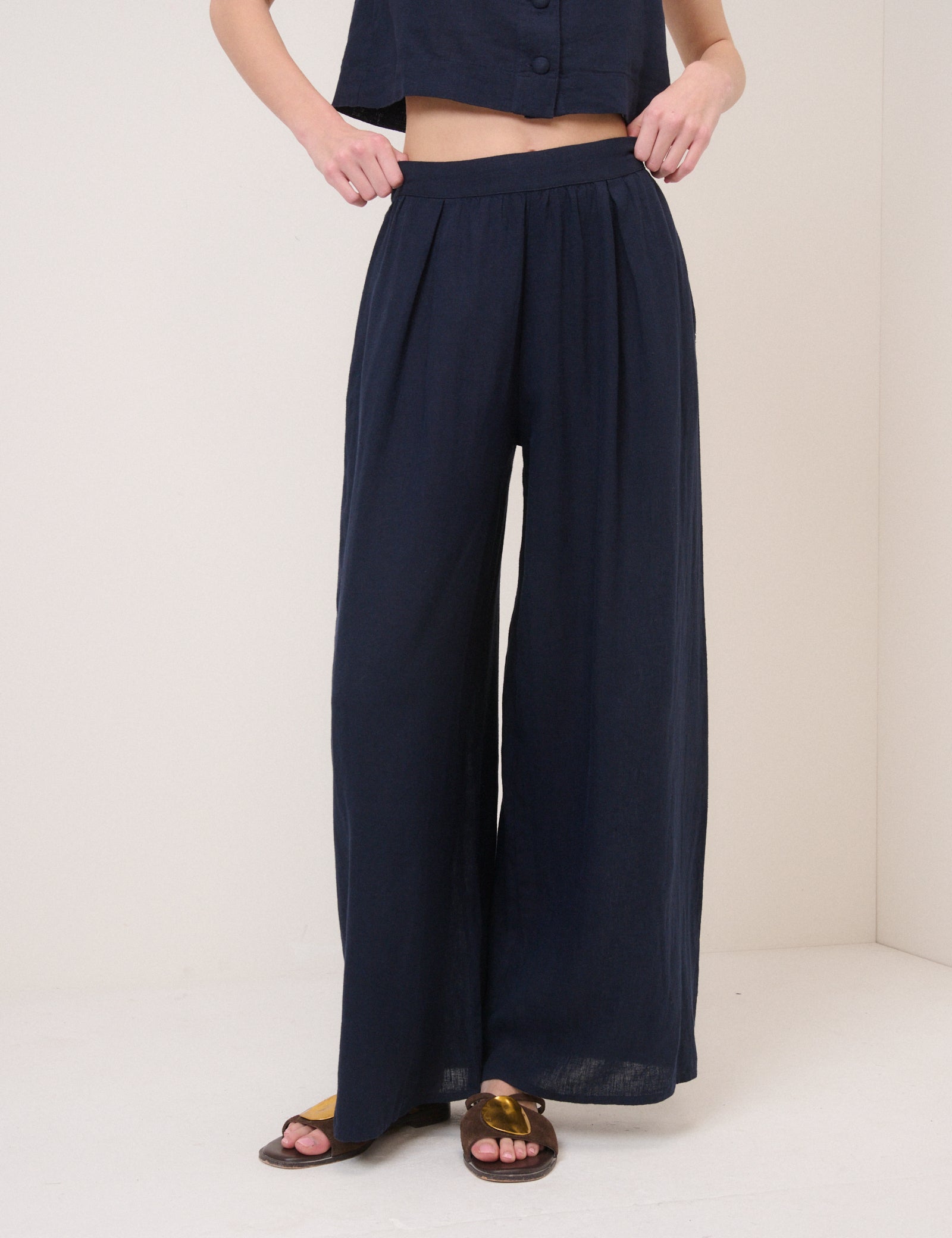 Nobody's Child - Navy Jerrow Trousers