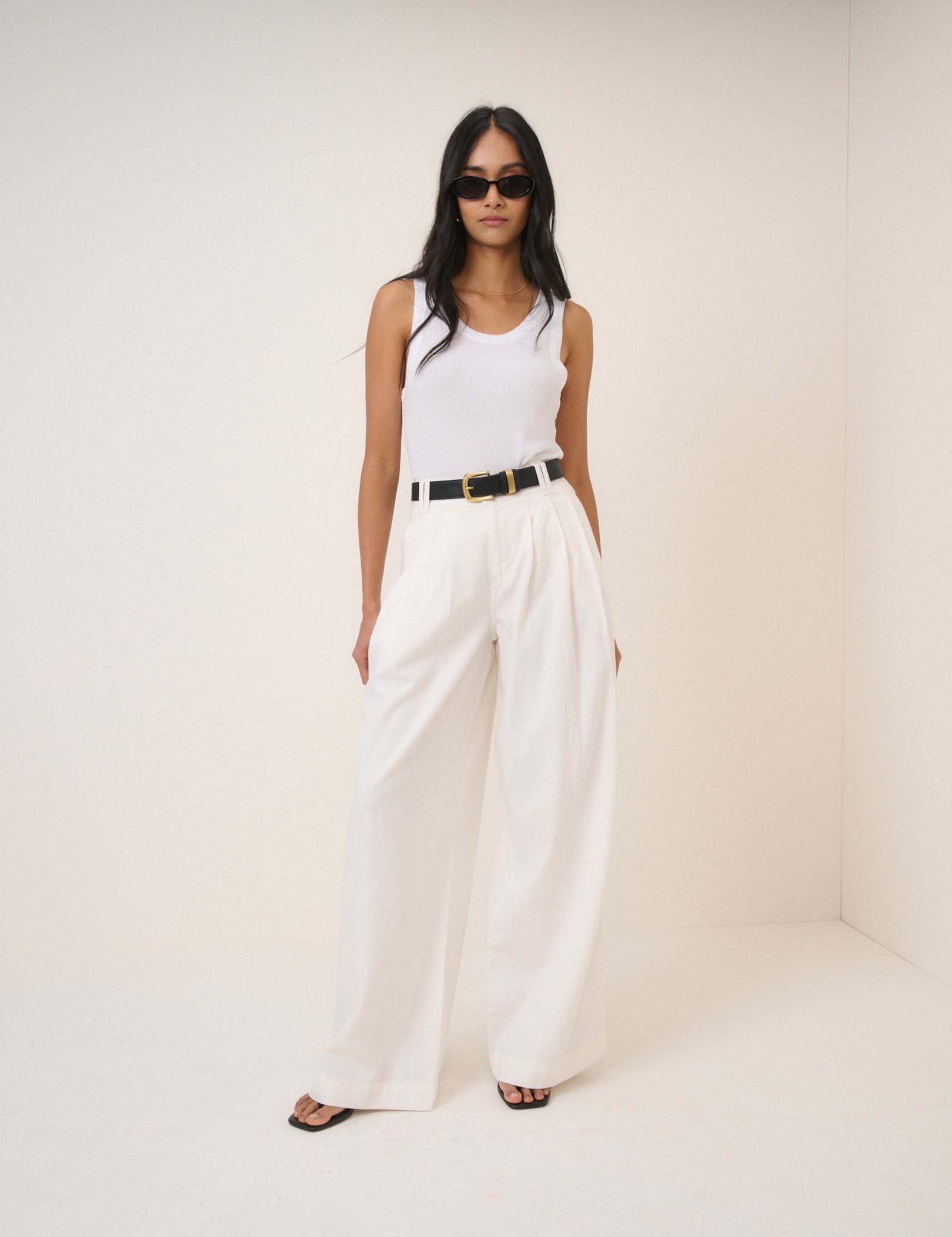 Nobody's Child - White Pleated Trousers
