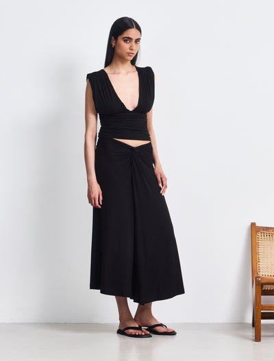 Ninety Percent – Sadie Twist Midi Skirt