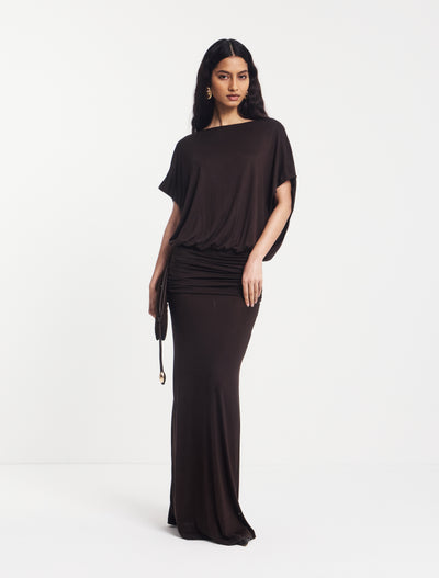 Ninety Percent – Ramona Blouson Maxi Dress