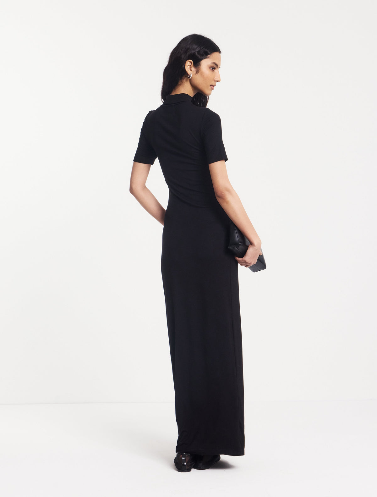 Ninety Percent – Nell Sarong Skirt Funnel Neck Dress