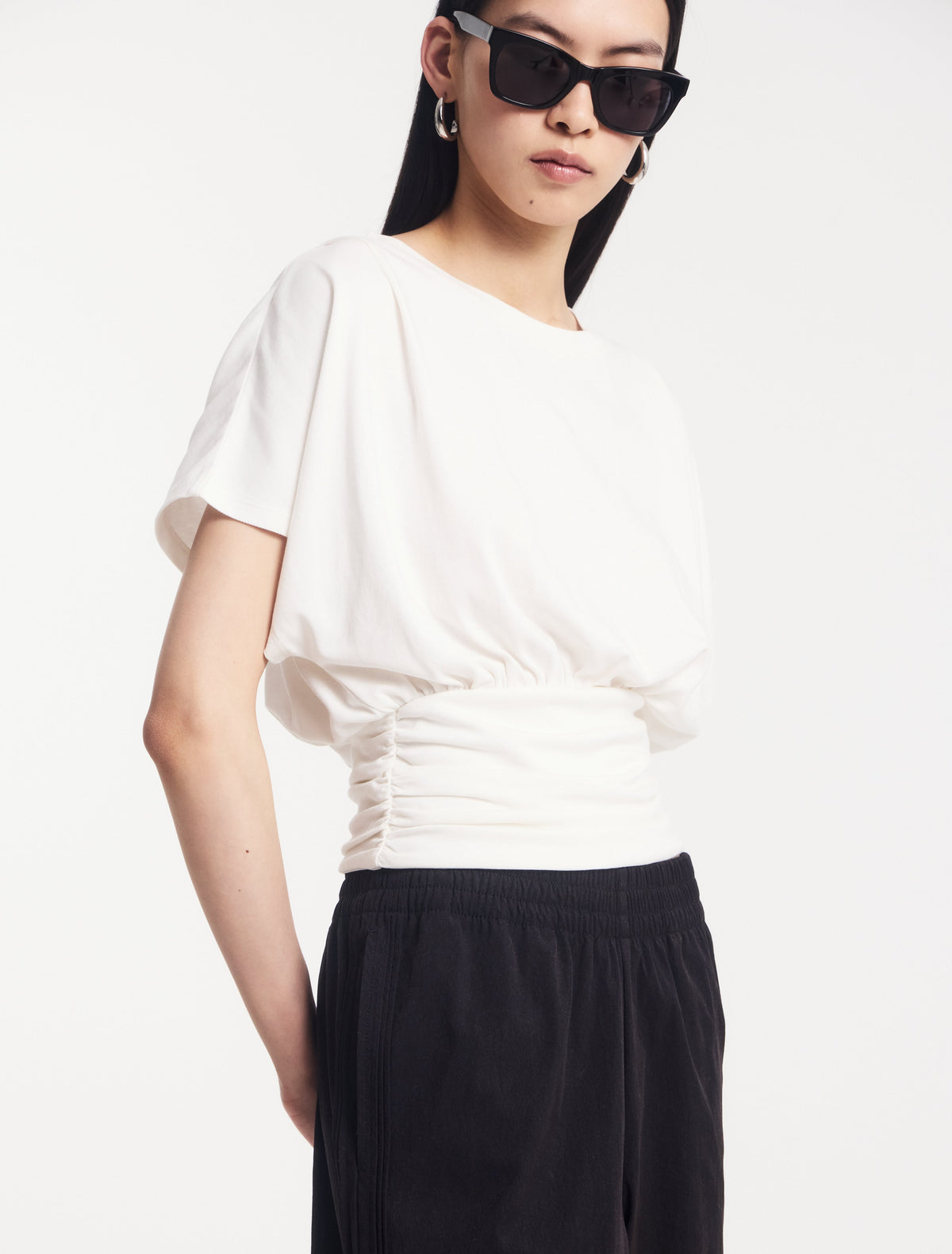 Ninety Percent – Wren Ruched Hem Tee