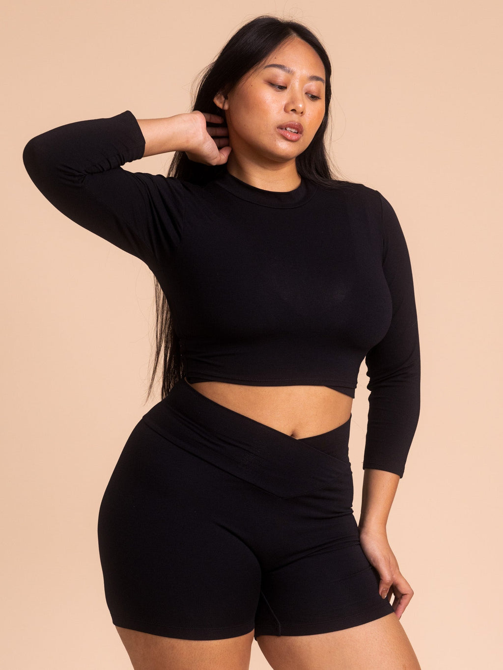 Nyx Top in Black Onyx — The Royal Codes
