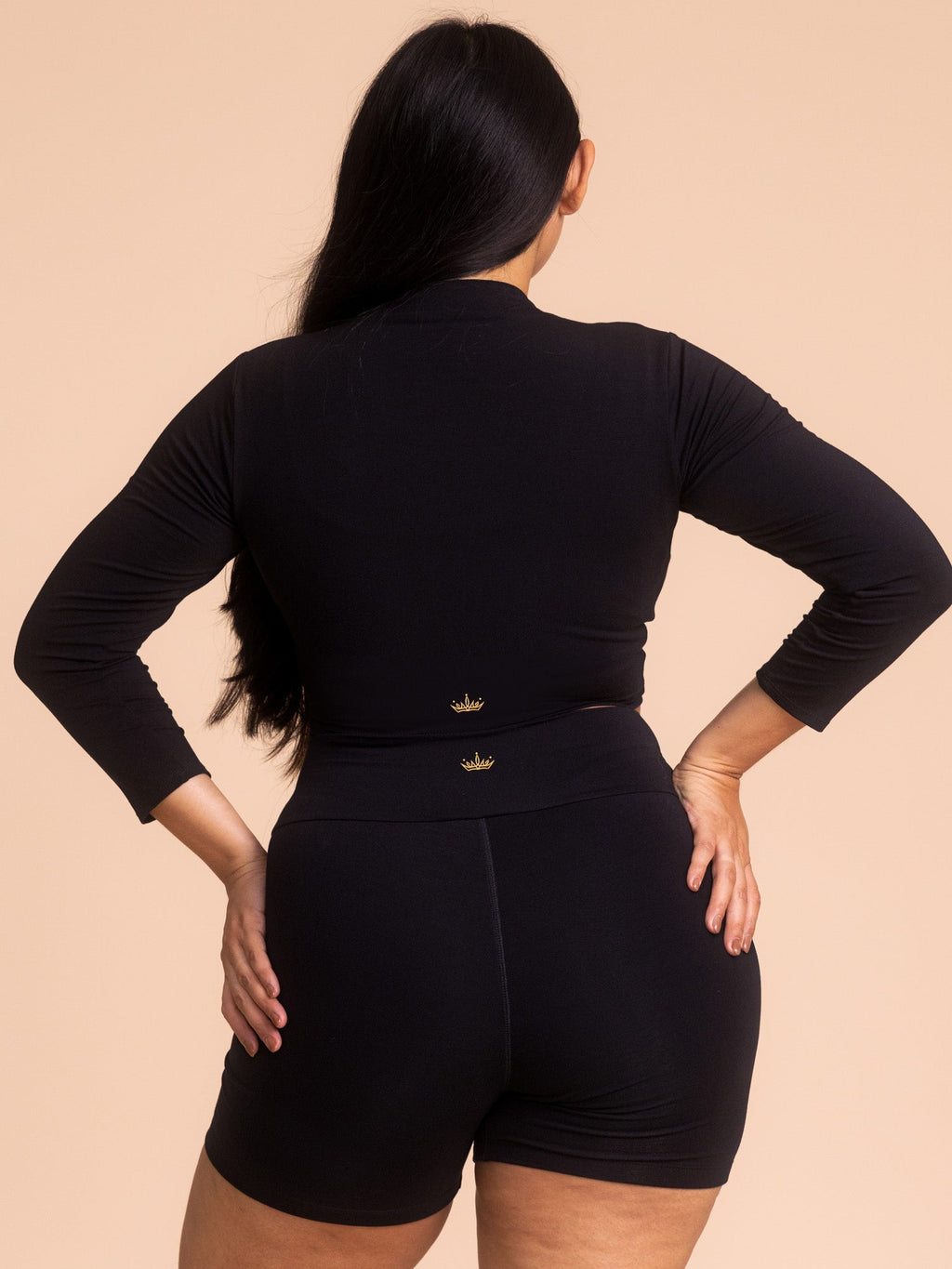 Nyx Top in Black Onyx — The Royal Codes