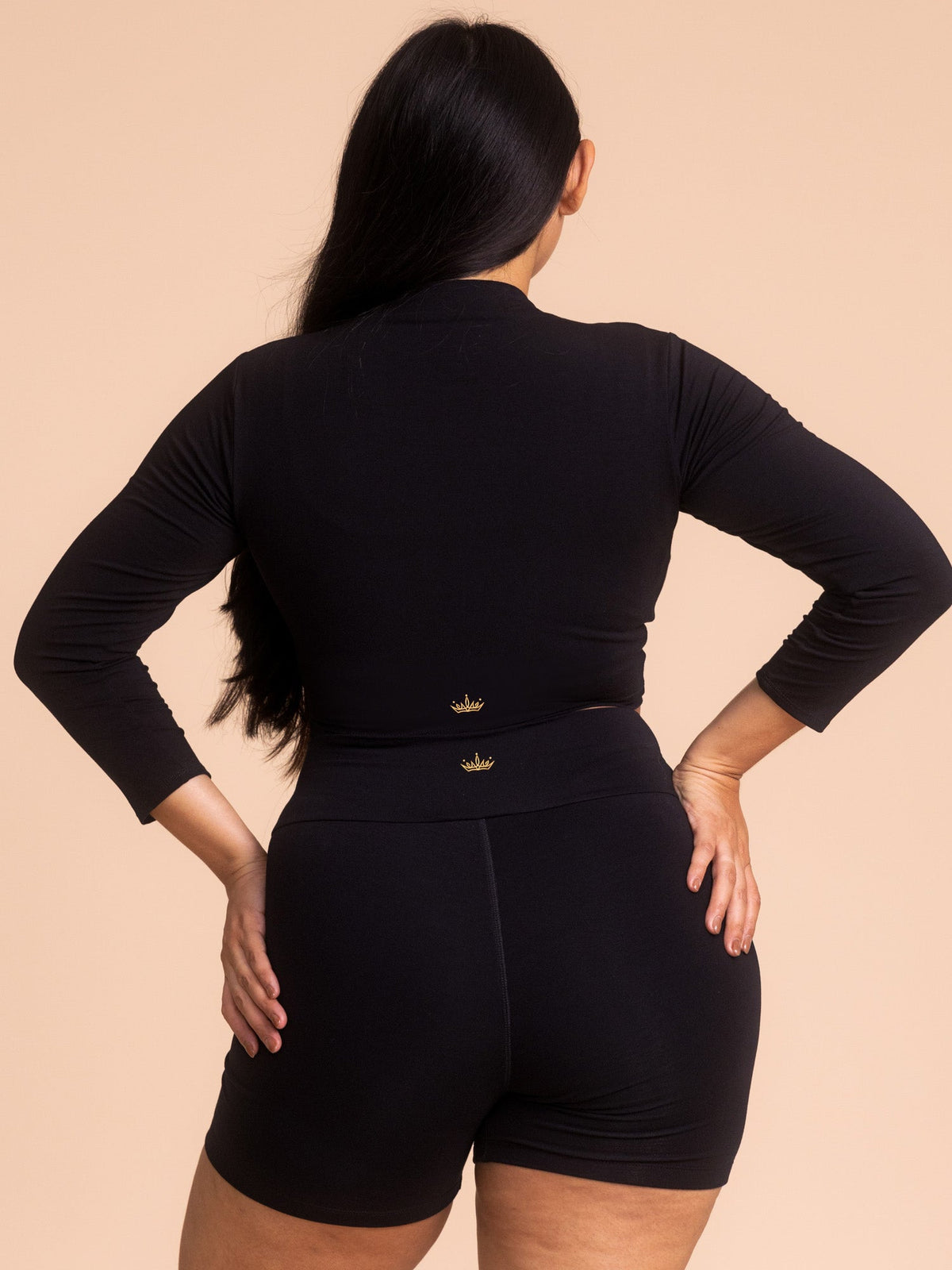 Nyx Top in Black Onyx — The Royal Codes