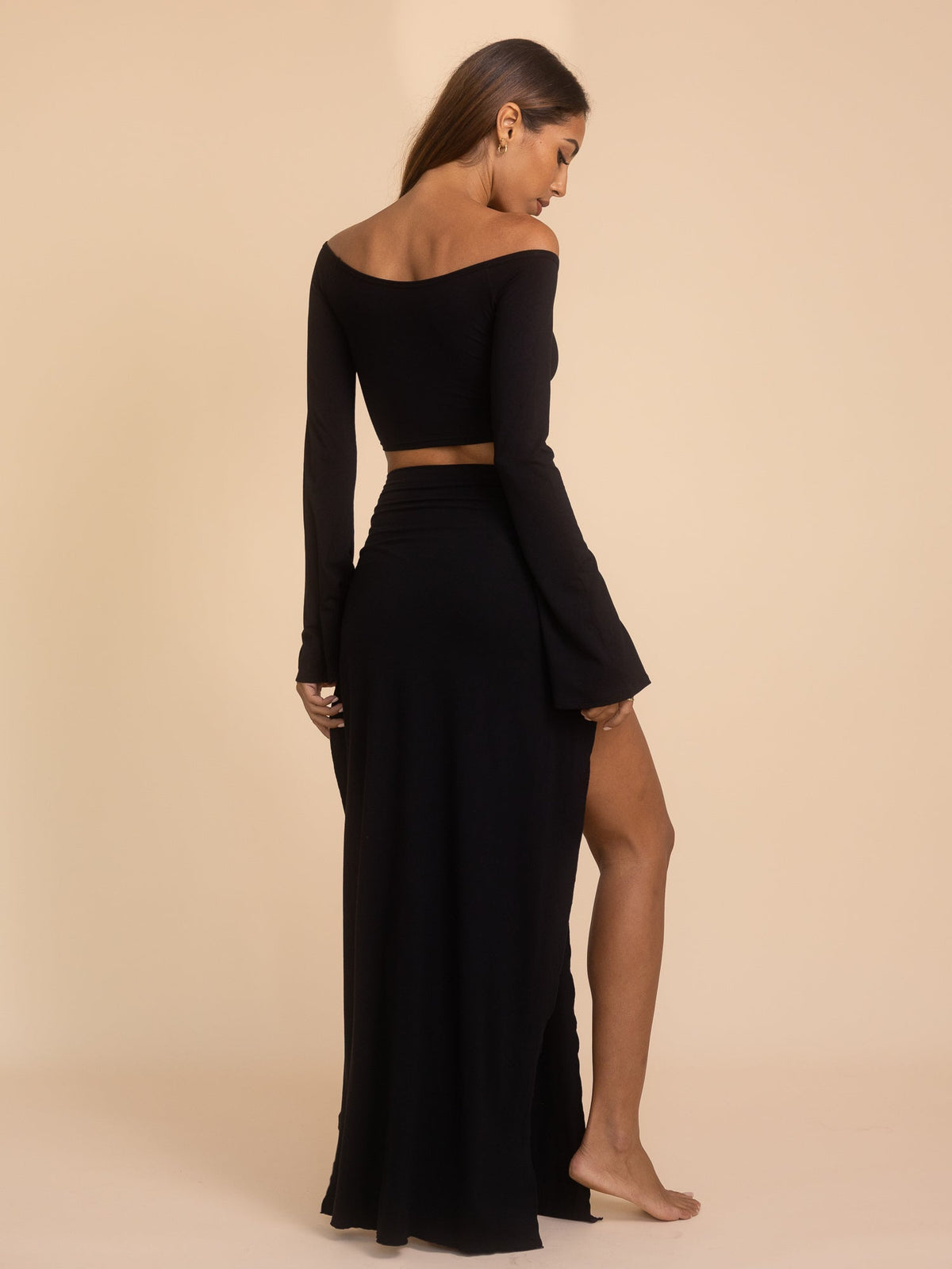 Persephone Top in Black Onyx — The Royal Codes