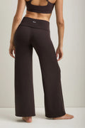 TALA – SoftSet Fold Waist Wide Leg Trouser | Americano