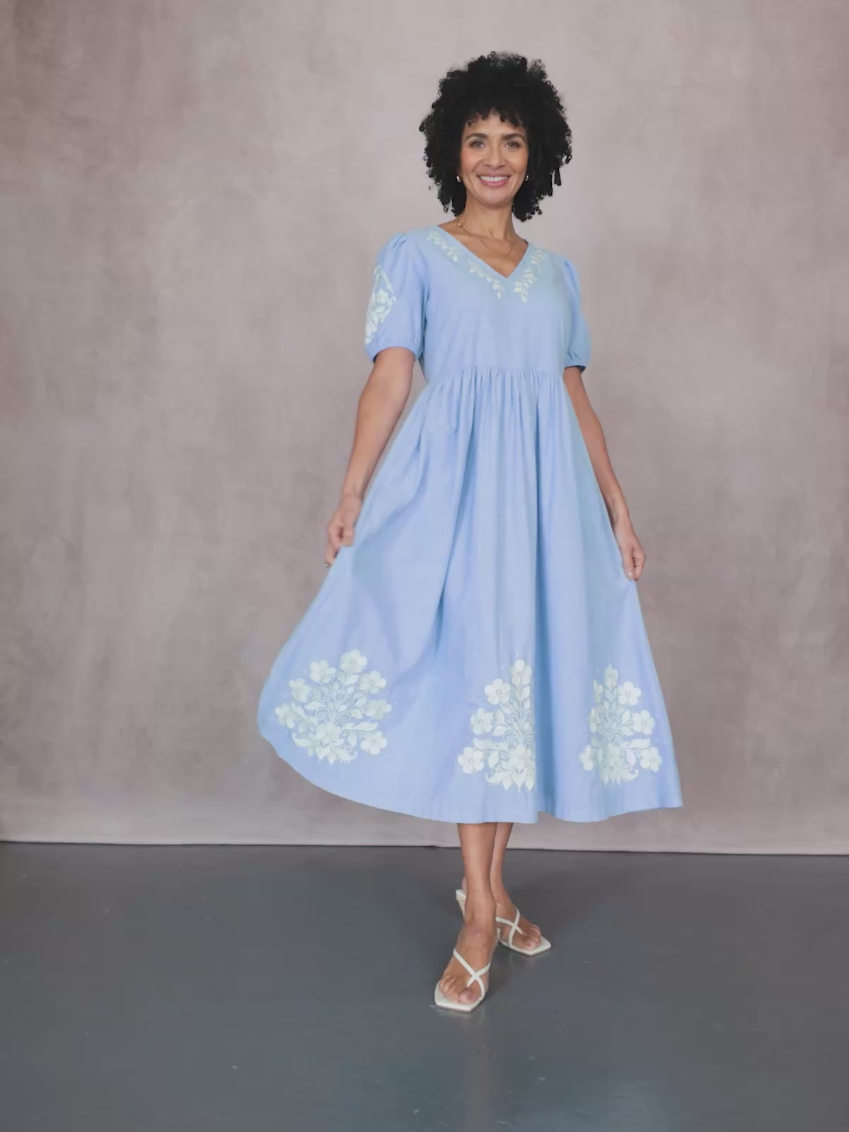 This is Unfolded – Lola Embroidered Relaxed Dress