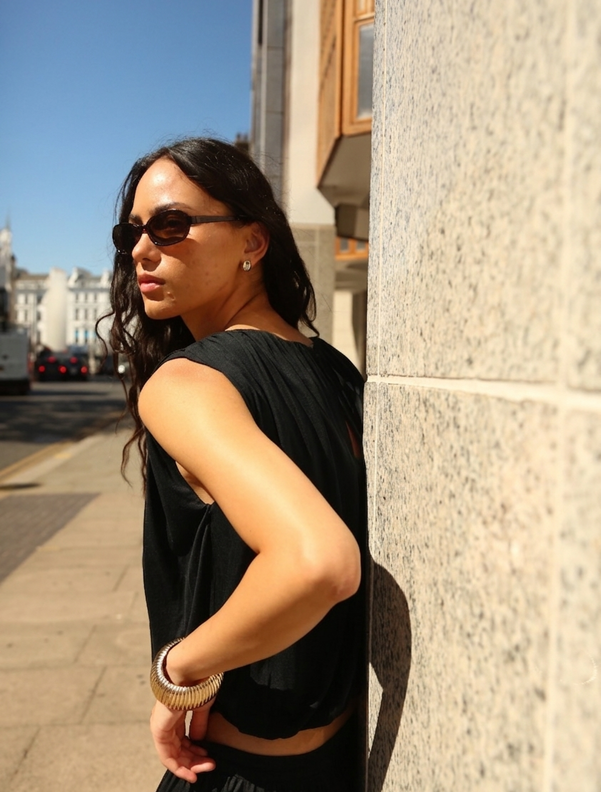 Ninety Percent – Koa Puff Ball Hem Top