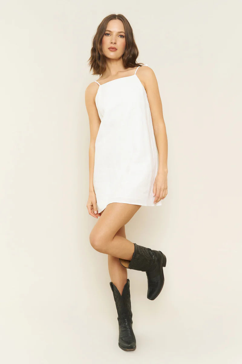 Whimsy + Row – Lainey Dress in White Linen