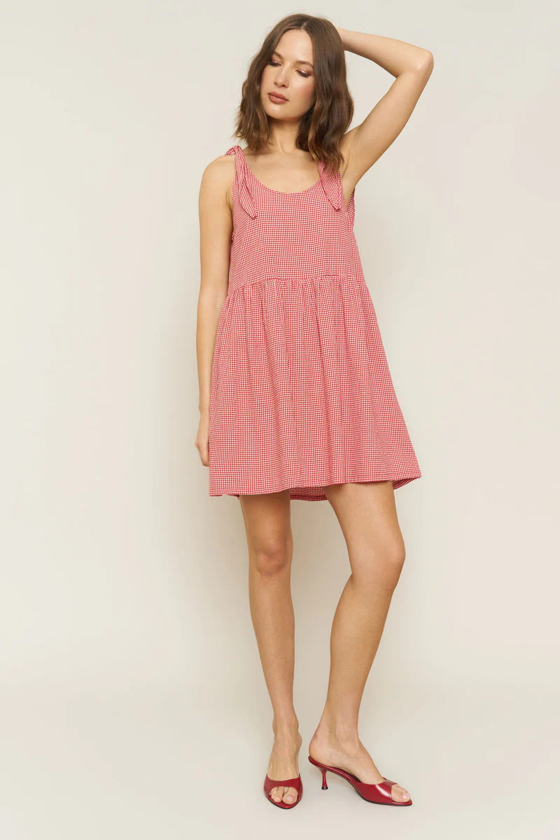 Whimsy + Row – Kate Dress in Red Gingham